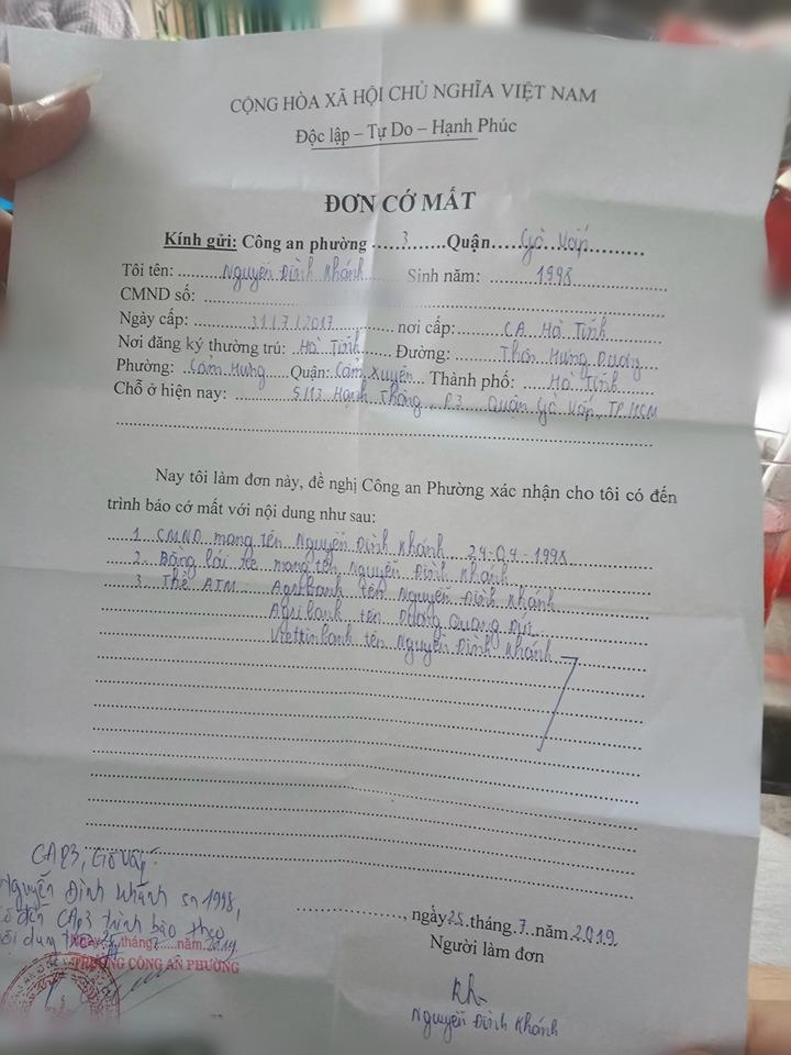 Nam sinh bị cướp dùng dao lam rạch chân ảnh 3 Nam sinh bi cuop dung dao lam rach chan anh 3