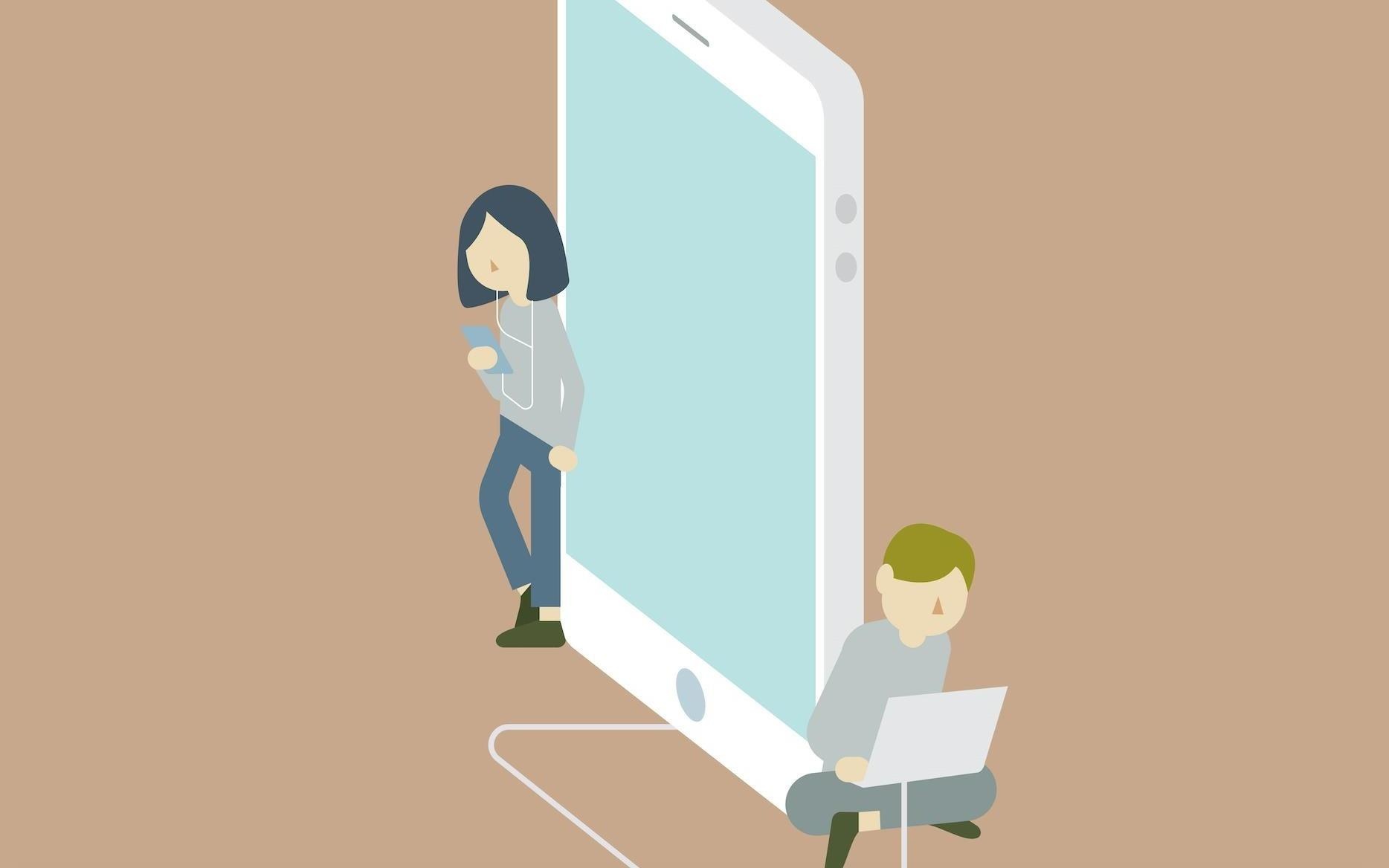 Nhung nguoi tre My tra tien de hoc cach roi xa dien thoai hinh anh