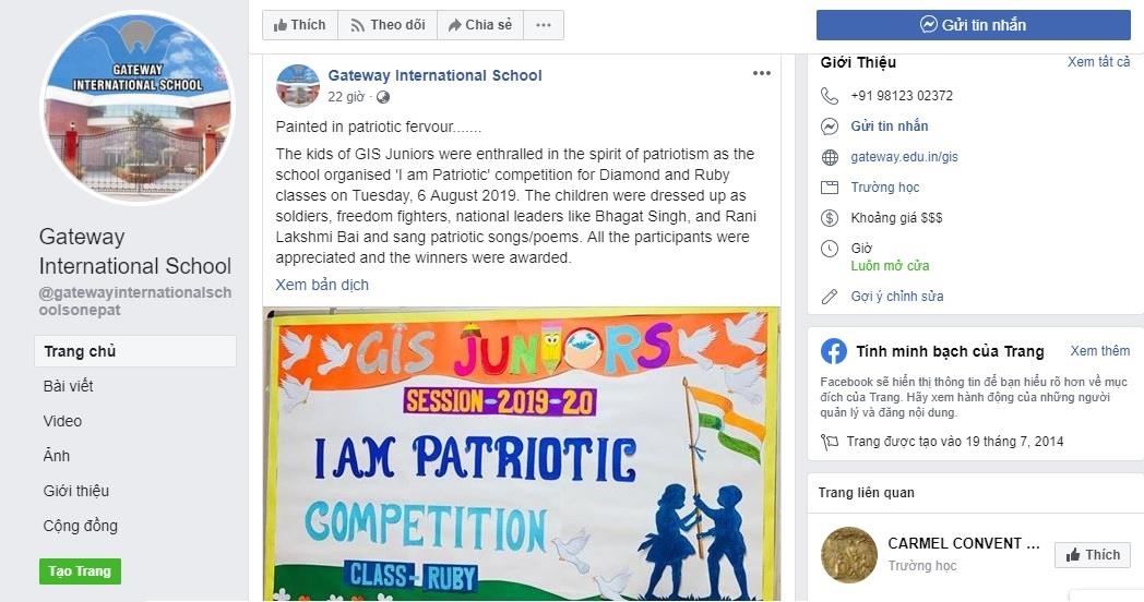 Trường Gateway Ấn Độ ảnh 1 Truong Gateway An Do anh 1