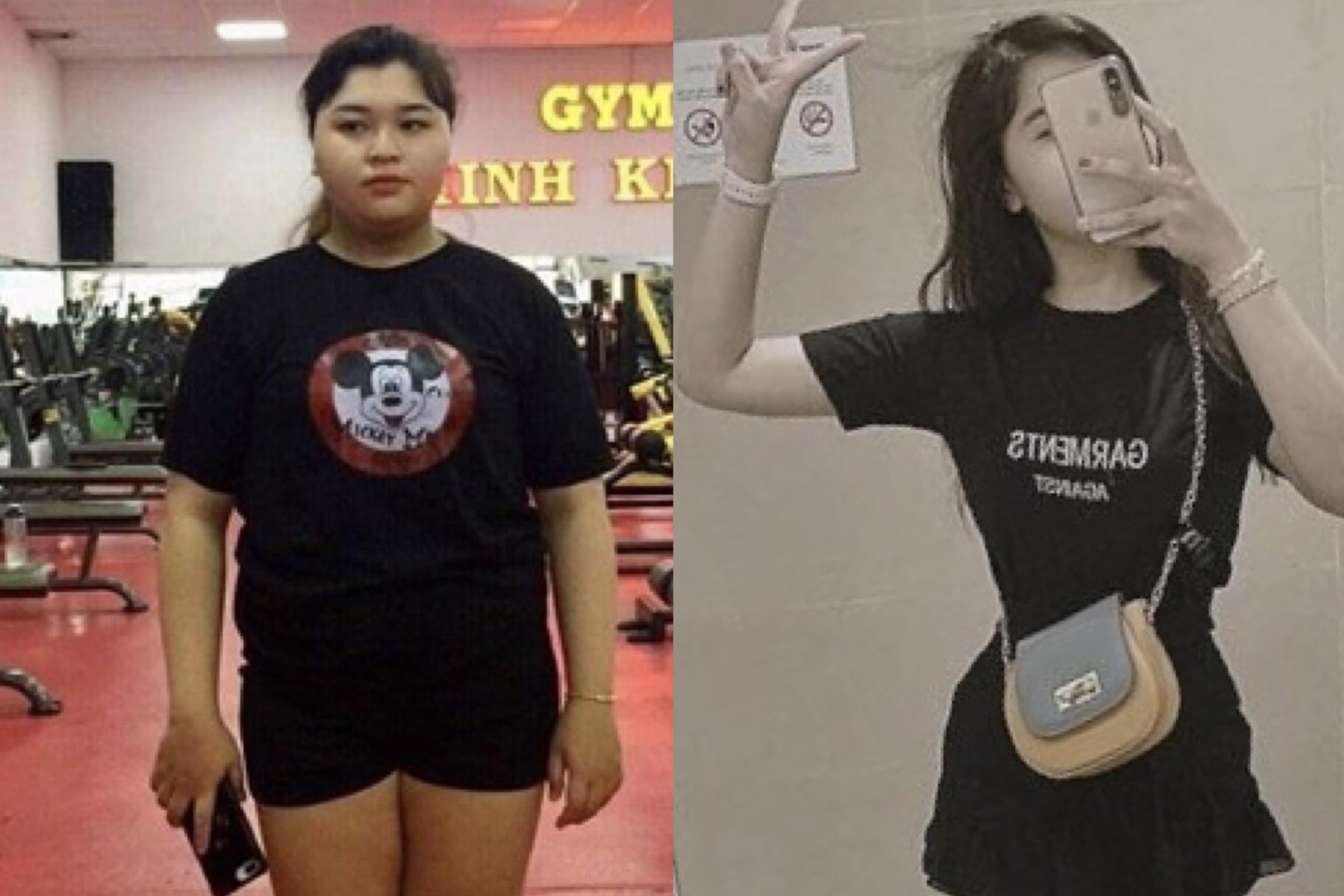 Bi ban trai 'cam sung', nu sinh 2K quyet giam 36 kg trong 5 thang hinh anh