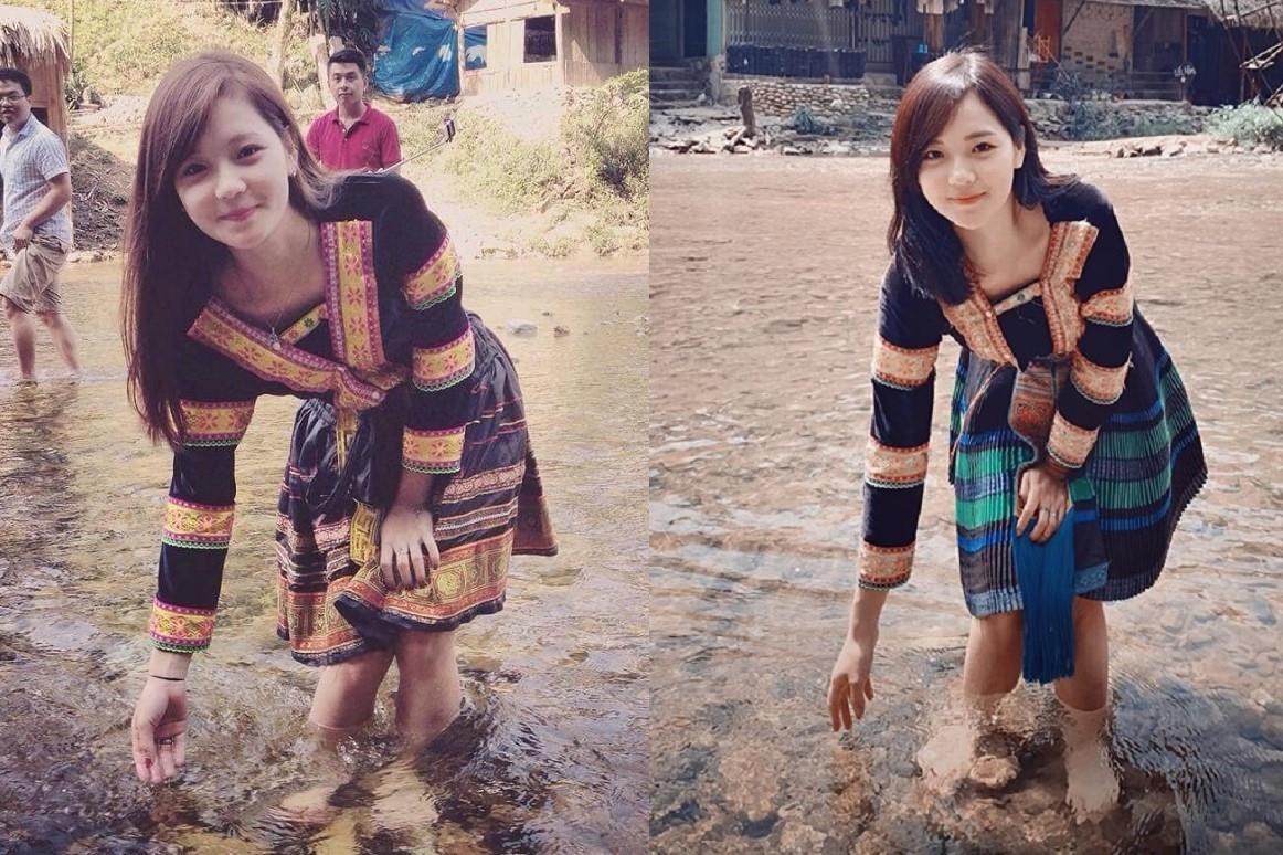 Hot girl mac vay dan toc duoc khen nhan sac khong doi sau gan 5 nam hinh anh