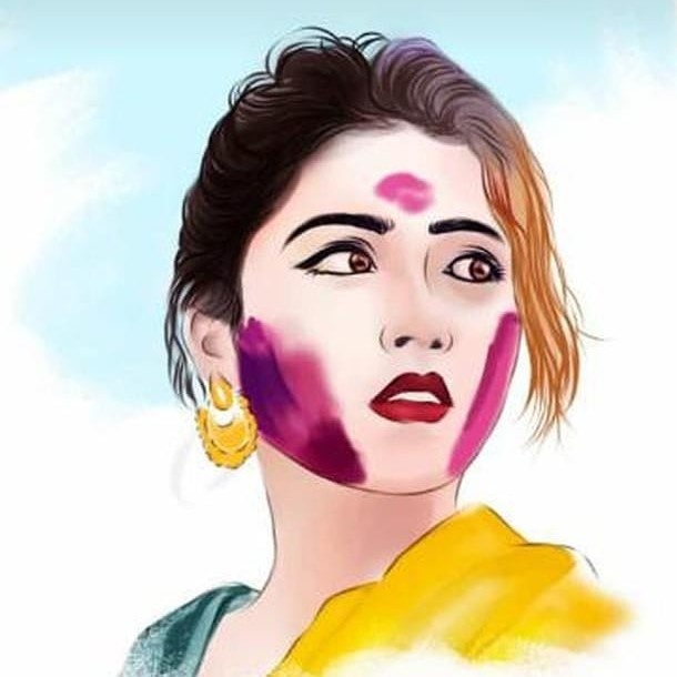 Thieu nu An Do trong le hoi mua xuan anh 8