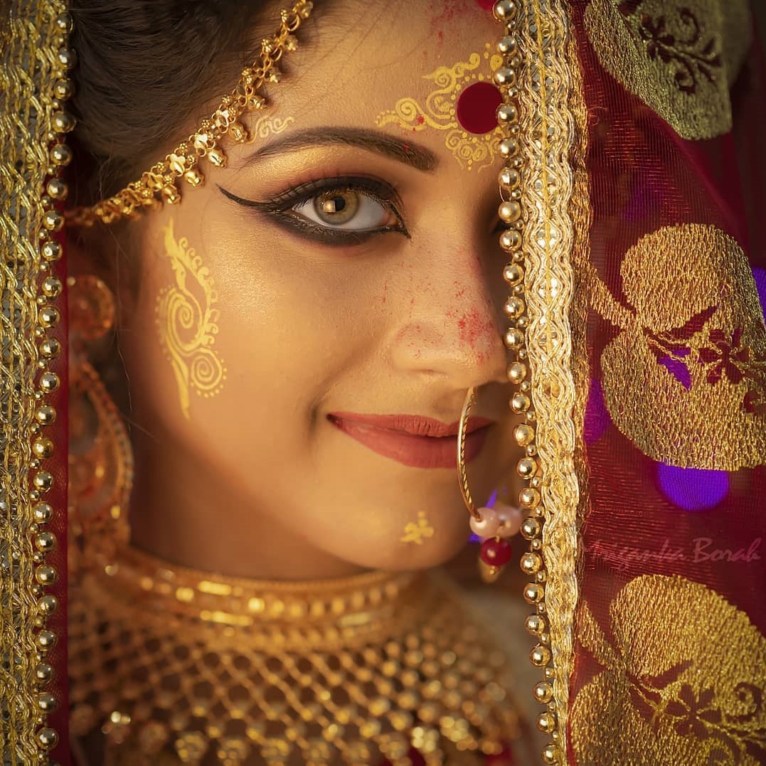 Thieu nu An Do trong le hoi mua xuan anh 6