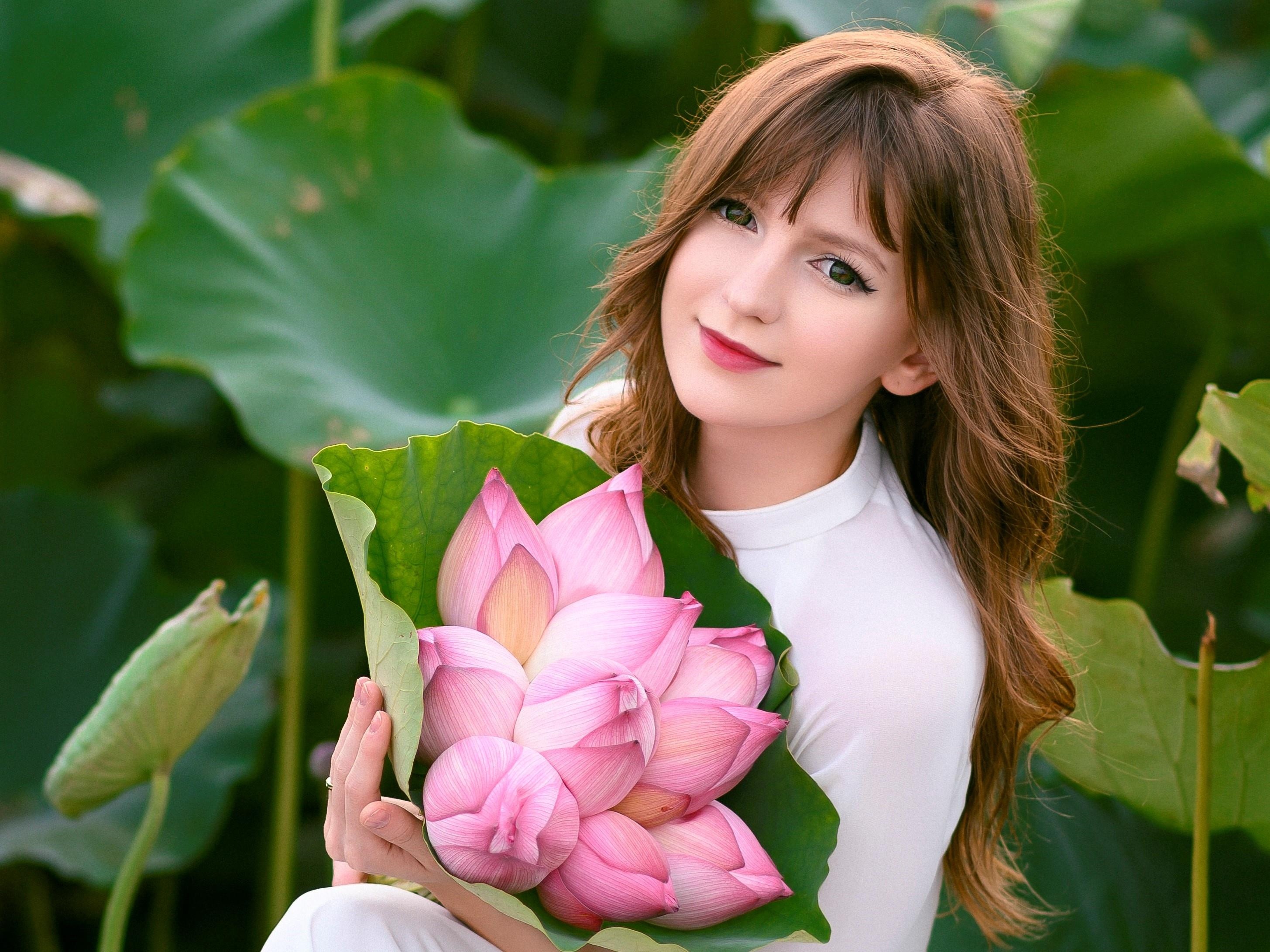 Hot girl Dong Au muon o lai Viet Nam anh 2