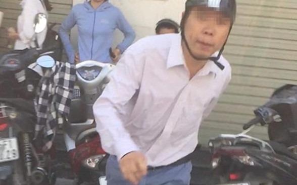 Nan nhan vu danh phu nu o cay ATM khong muon hoa giai hinh anh