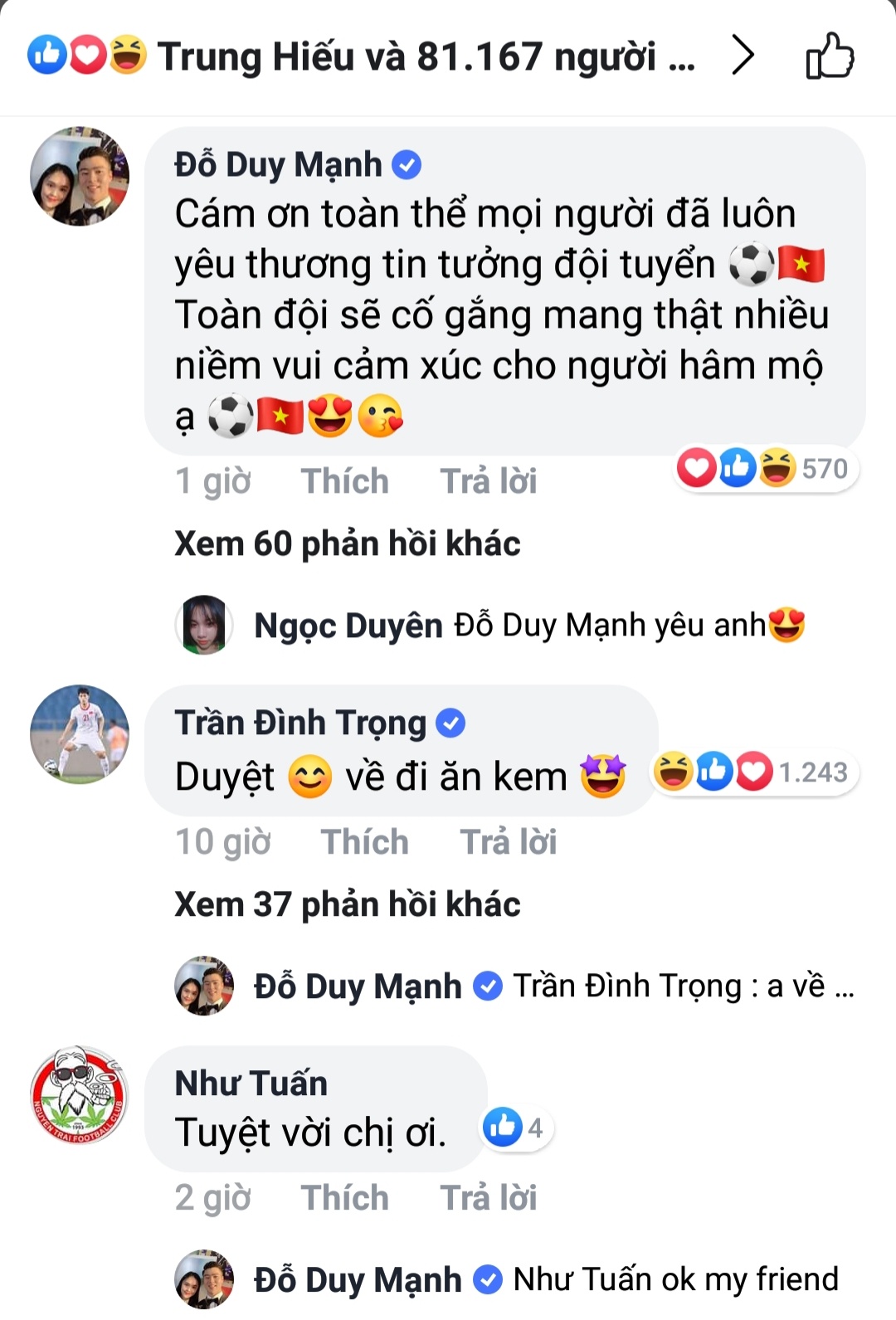 Dinh Trong ru Duy Manh an kem anh 2