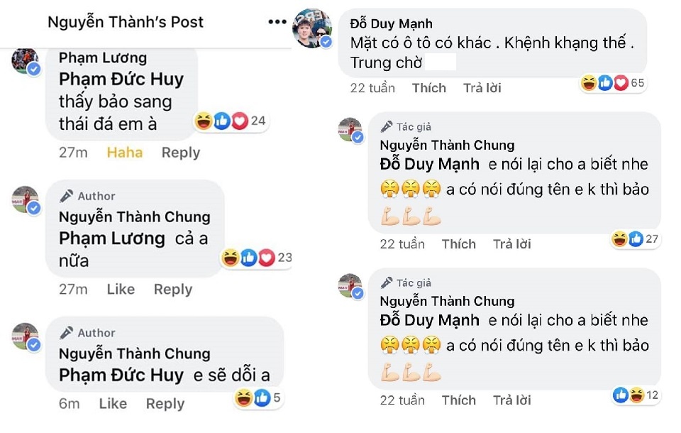 Thành Chung bị trêu chọc ảnh 2 Thanh Chung bi treu choc anh 2