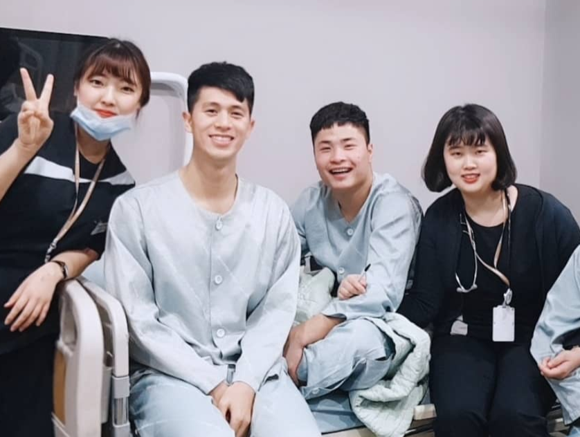 Dinh Trong lien lac voi nu y ta tung cham soc cho minh tai Han Quoc hinh anh