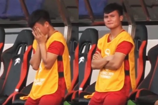 Quang Hai huong ve dong doi va loat khoanh khac xuc dong cua hoi cau thu hinh anh