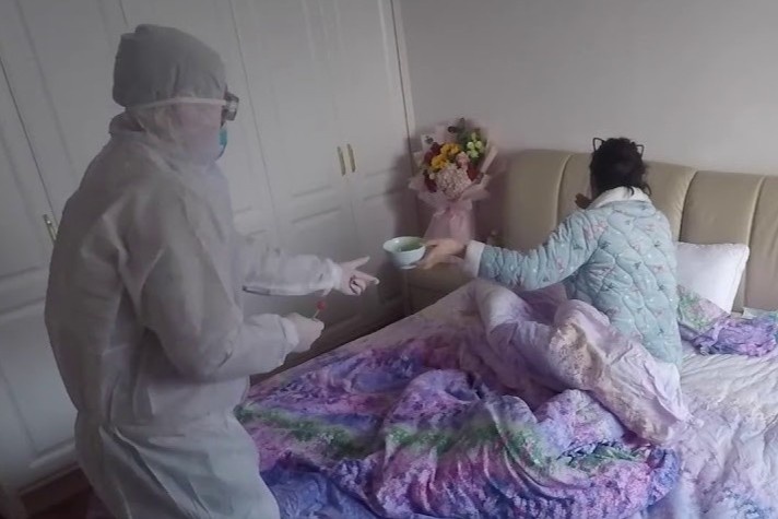 Nhat ky cua nguoi chong mot minh cham vo bi nhiem corona hinh anh