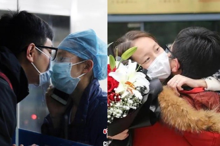 Y ta hon ban trai qua kinh cach ly duoc cau hon trong ngay roi vien hinh anh