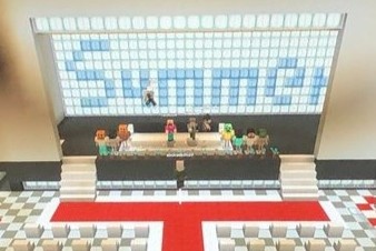 Truong dong cua vi dich, hoc sinh Nhat to chuc le tot nghiep tren game hinh anh