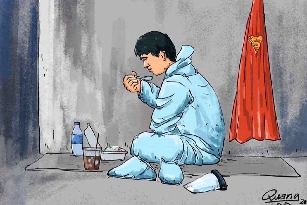 Nhung khoanh khac am long mua dich qua net ve cua dan mang hinh anh