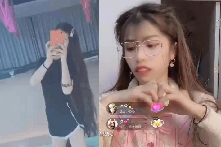 Hot girl TQ lo mat that vi lo tay tat app lam dep luc livestream hinh anh