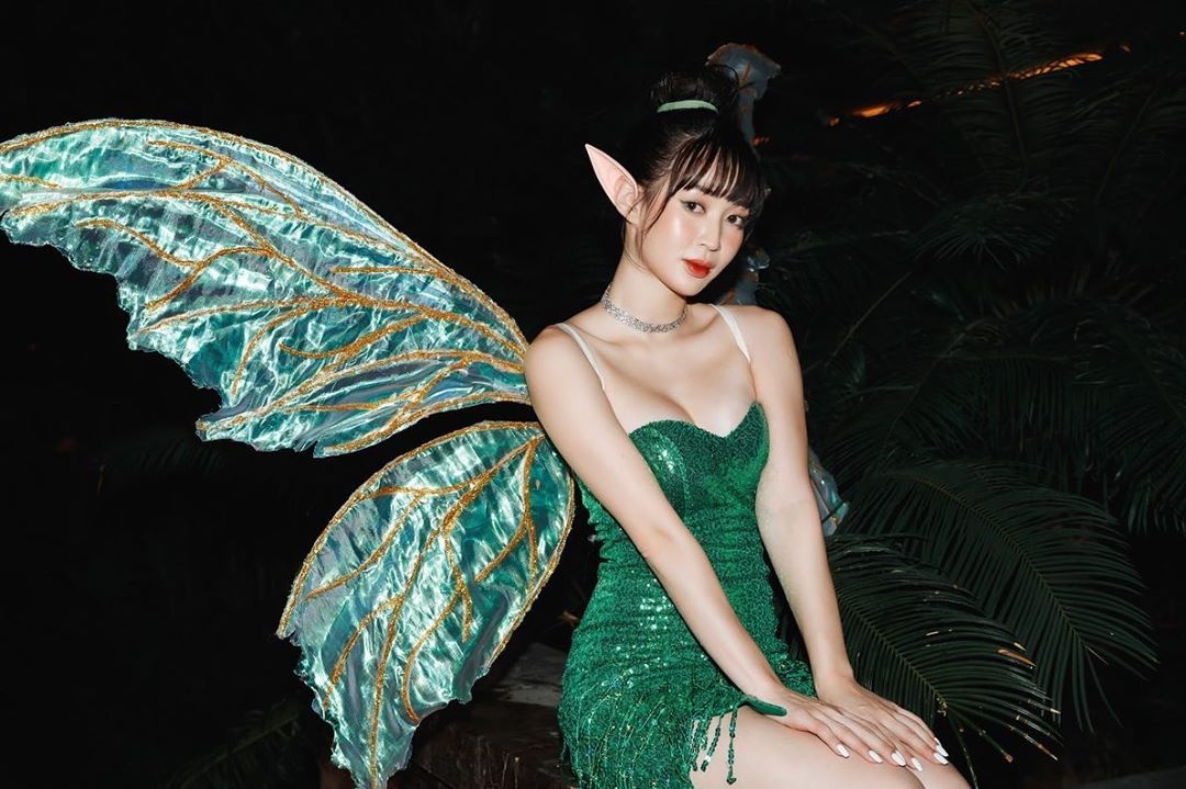 hot girl ngay Halloween anh 4