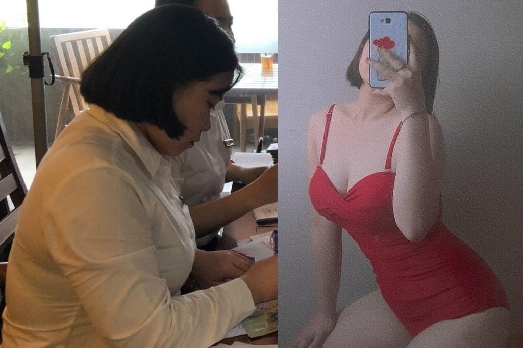 Co gai thay doi ngoai hinh nho giam 10 kg hinh anh