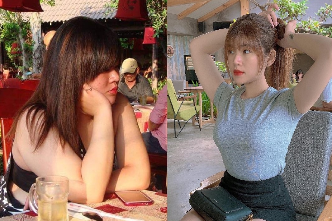 Co gai tung nang 100 kg thay doi sau hai lan giam can hinh anh