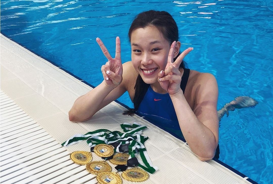 Nguoi dep boi loi Hong Kong 4 lan tham du Olympic hinh anh