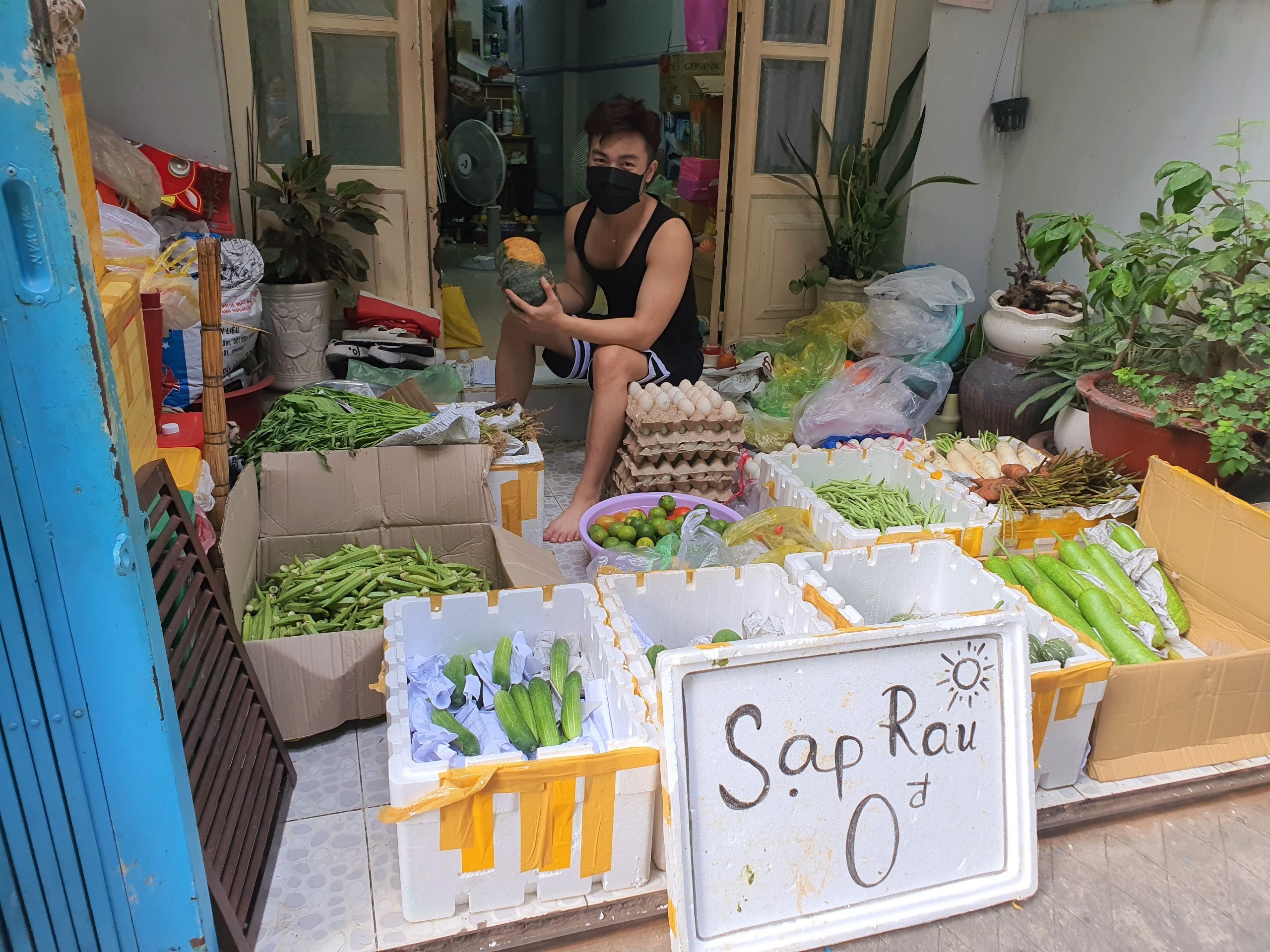 sạp rau 0 đồng của bác sĩ ảnh 7 sap rau 0 dong cua bac si anh 7