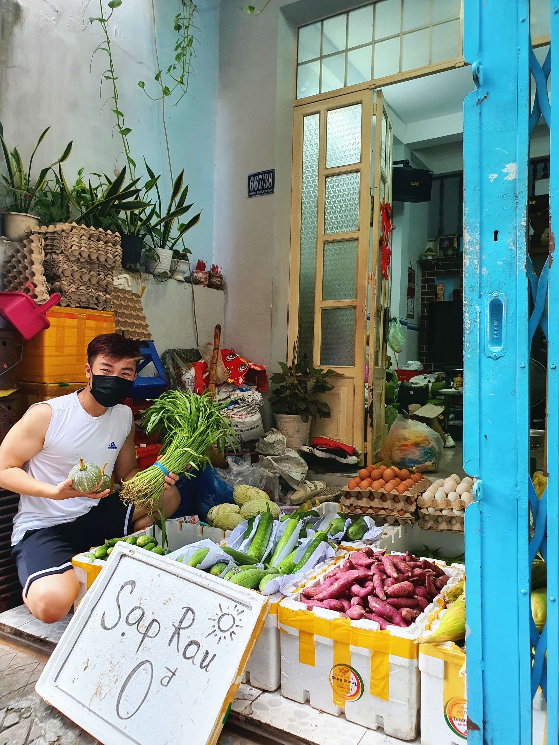 sạp rau 0 đồng của bác sĩ ảnh 8 sap rau 0 dong cua bac si anh 8