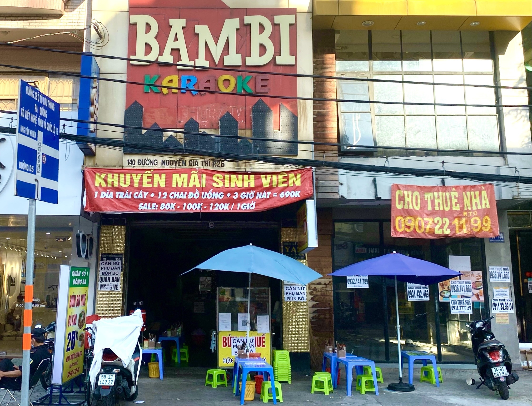 quan karaoke thanh tiem bun bo anh 1