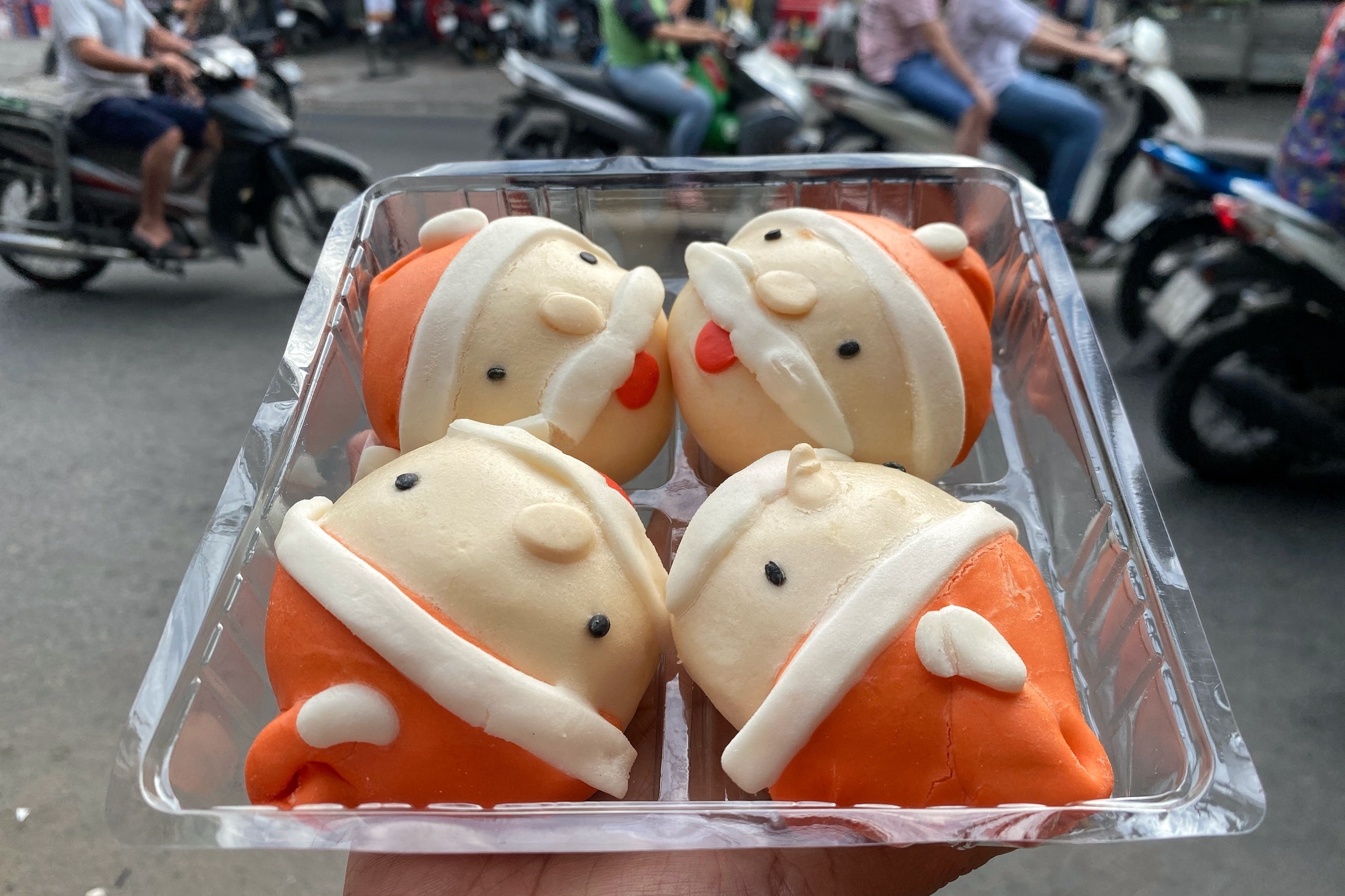 xe bánh bao ông già noel ảnh 7 xe banh bao ong gia noel anh 7