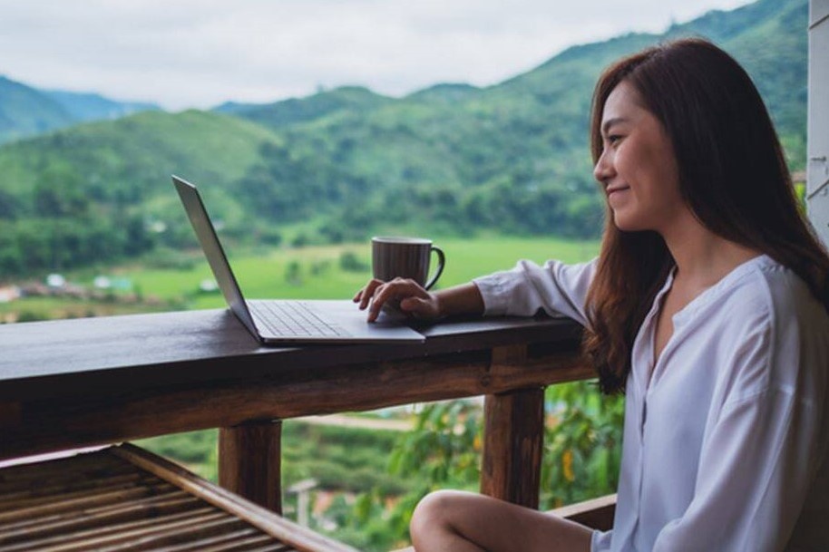Thue khu nghi duong, biet thu cao cap de lam viec tu xa hinh anh