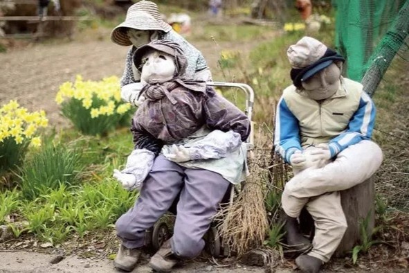 Ngoi lang hon 300 bup be o Nhat, nhieu nguoi di qua rung minh hinh anh
