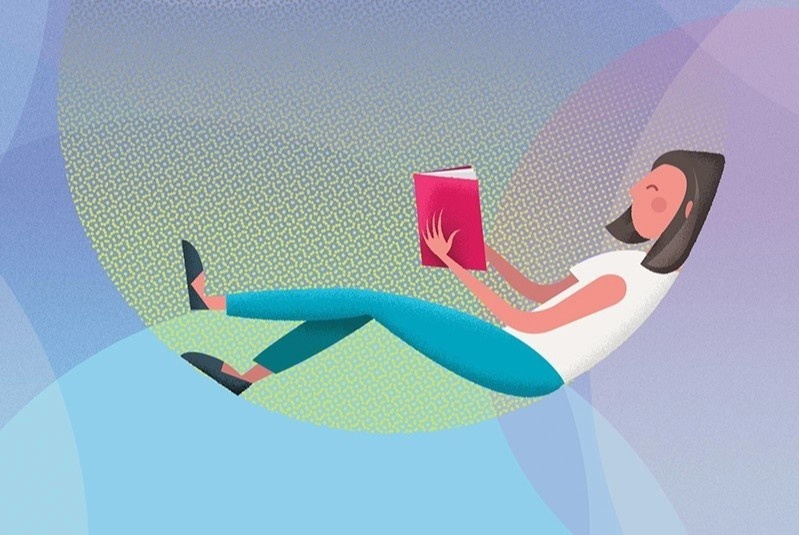 Suc manh chua lanh cua viec doc sach hinh anh