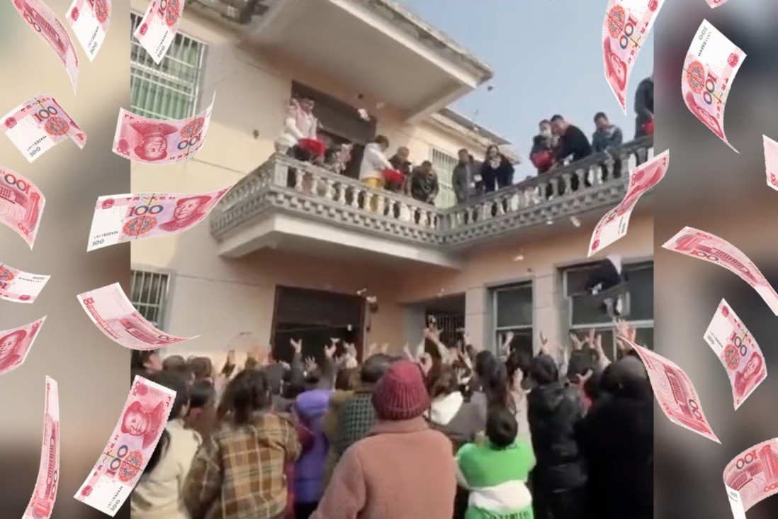 Gia dinh Trung Quoc bi chi trich khoe cua vi nem tien cho khach hinh anh