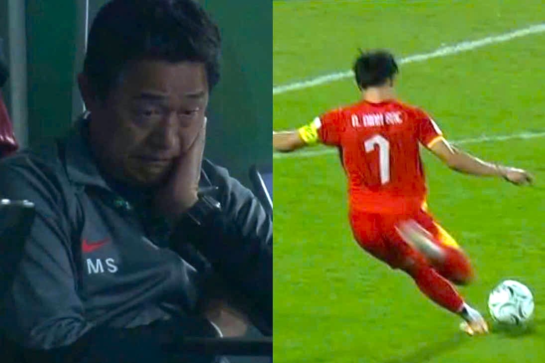 Bieu cam cua HLV U23 Han Quoc truoc khi Dinh Bac sut phat hinh anh