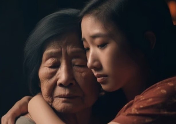 Qua co don, ba me o Trung Quoc phai tam su voi loa thong minh hinh anh