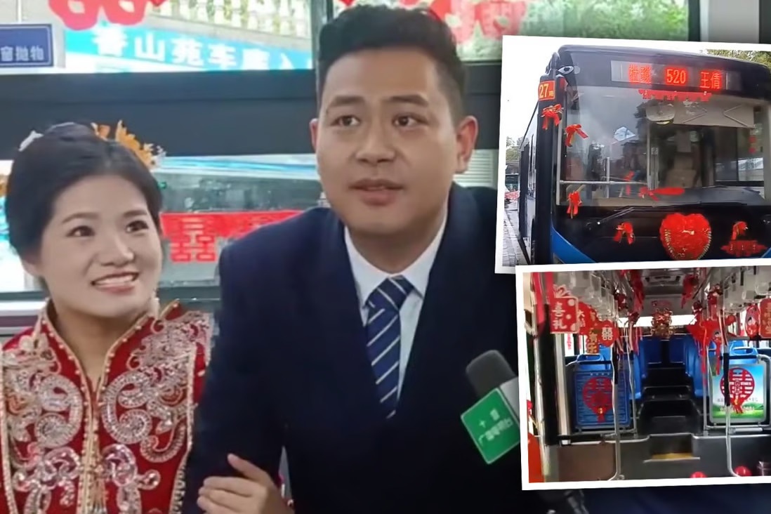 dam cuoi tren xe anh 1