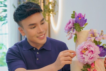 8X chi nua ty de hoc cach tao nhung bong hoa an duoc hinh anh