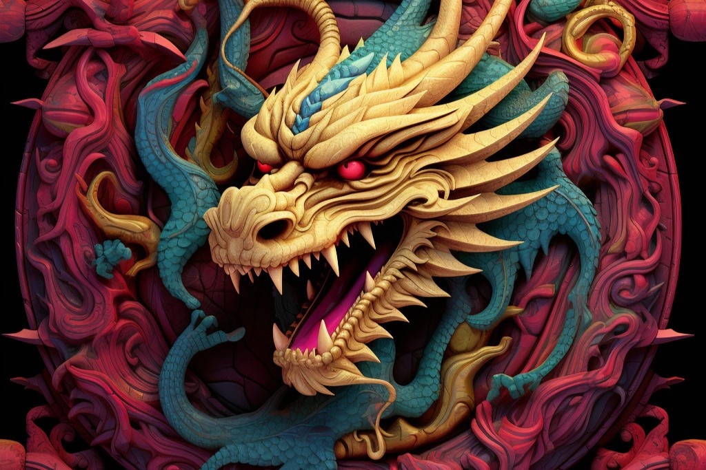 Y nghia cua rong trong cac nen van hoa Dong, Tay hinh anh