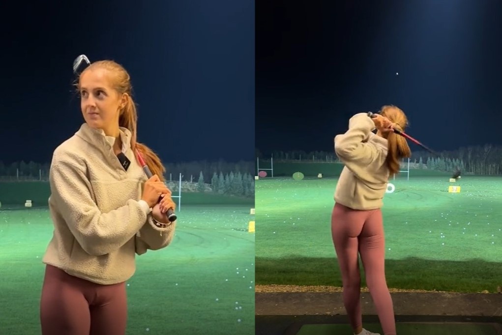 'Mansplaining' noi len sau clip nu HLV golf bi 'day do' tren san hinh anh