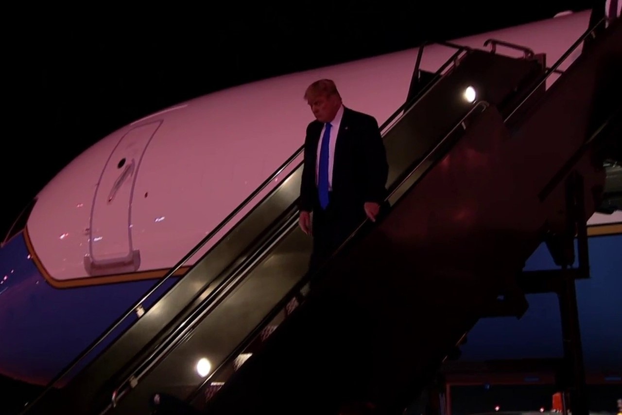 Ong Trump toi New Jersey hinh anh