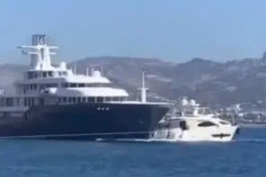 Canh tuong sieu du thuyen va cham gay soc hinh anh