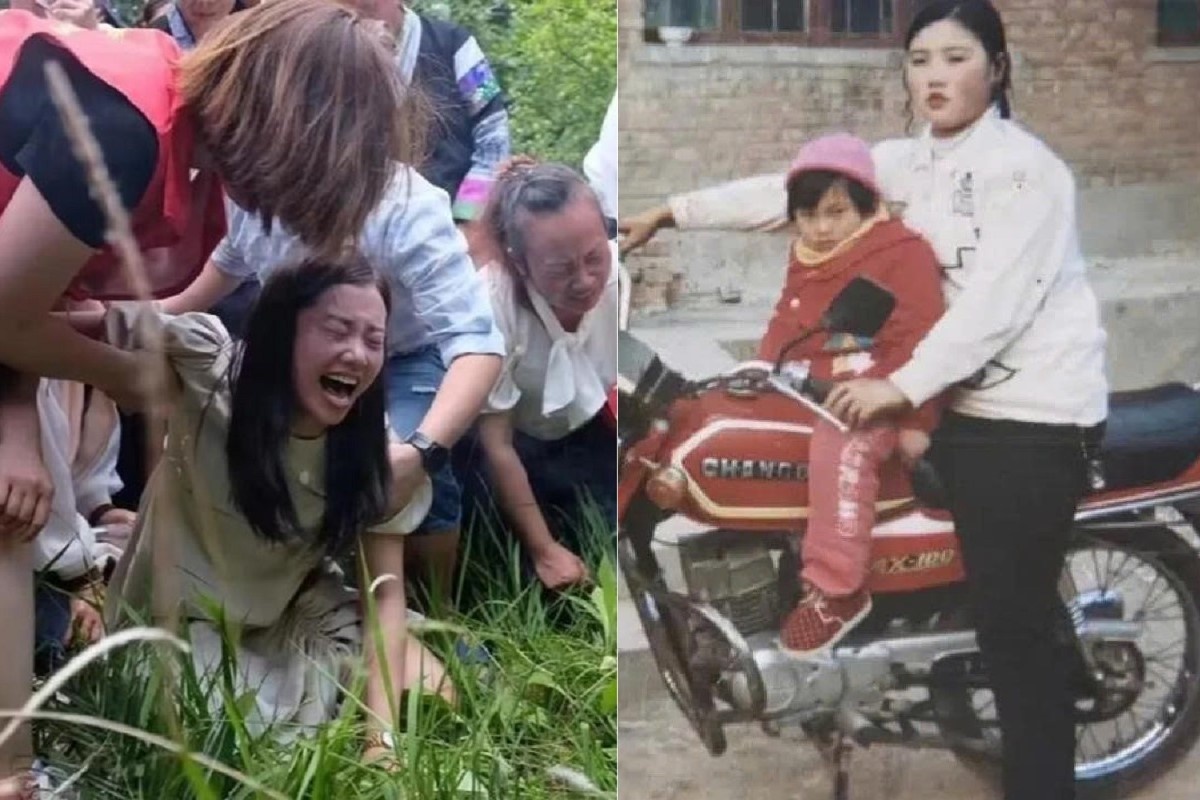 Co gai bi bat coc tim lai duoc gia dinh nho giong me trong mo hinh anh