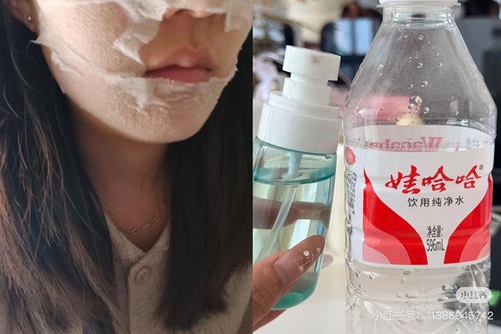 Mat na bong nhung nuoc khoang gay sot hinh anh