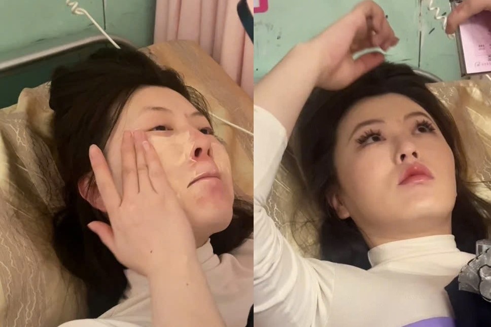 Clip san phu trang diem trong phong sinh thoi bung tranh cai hinh anh