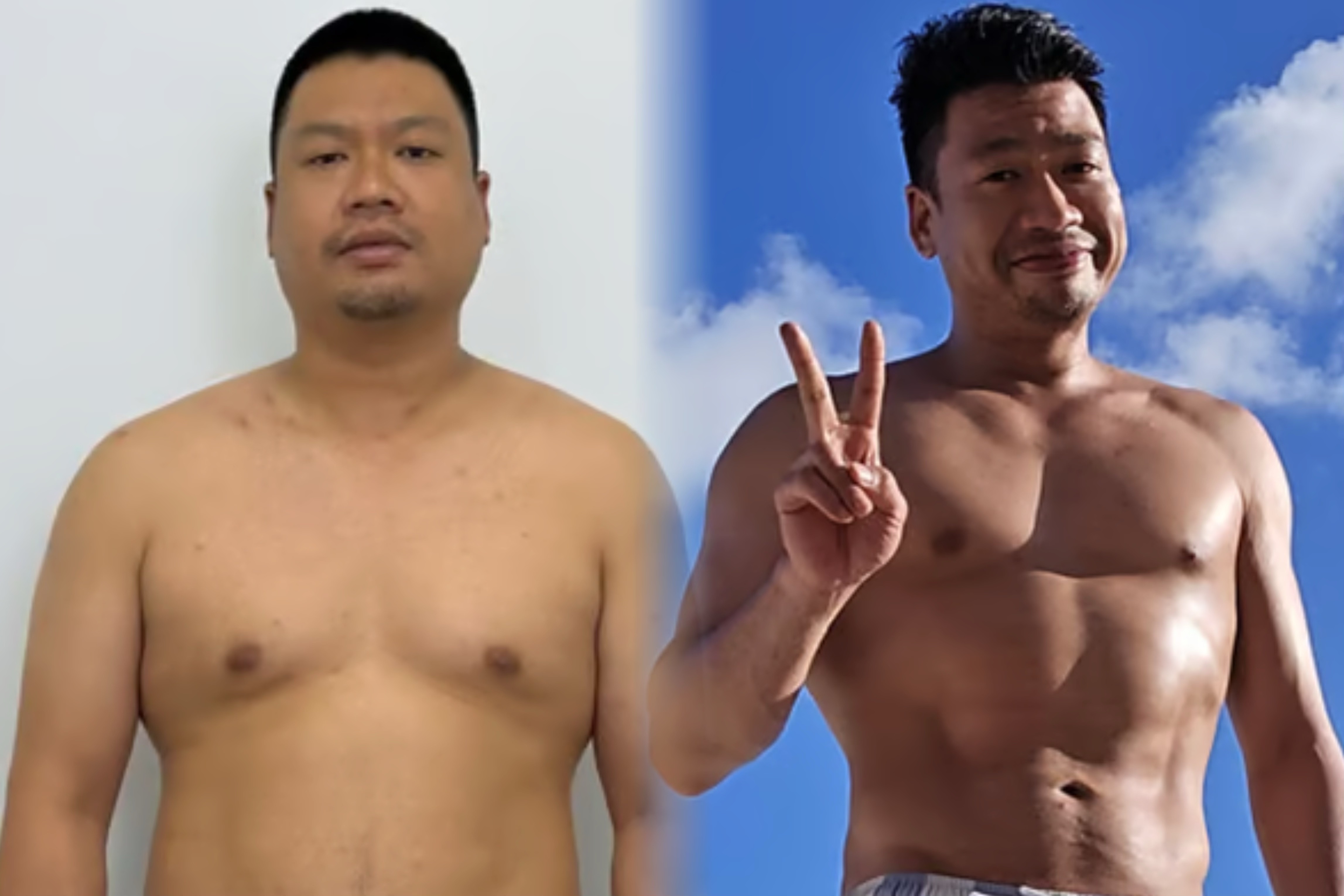 Tu 100 kg, chang luat su 'lot xac' nho giam 26 kg hinh anh