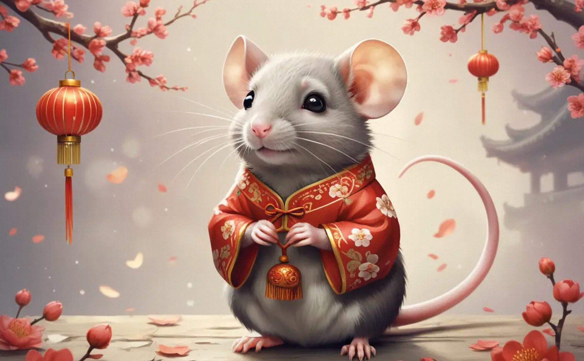 4 con giap dao hoa nhat nam At Ty hinh anh