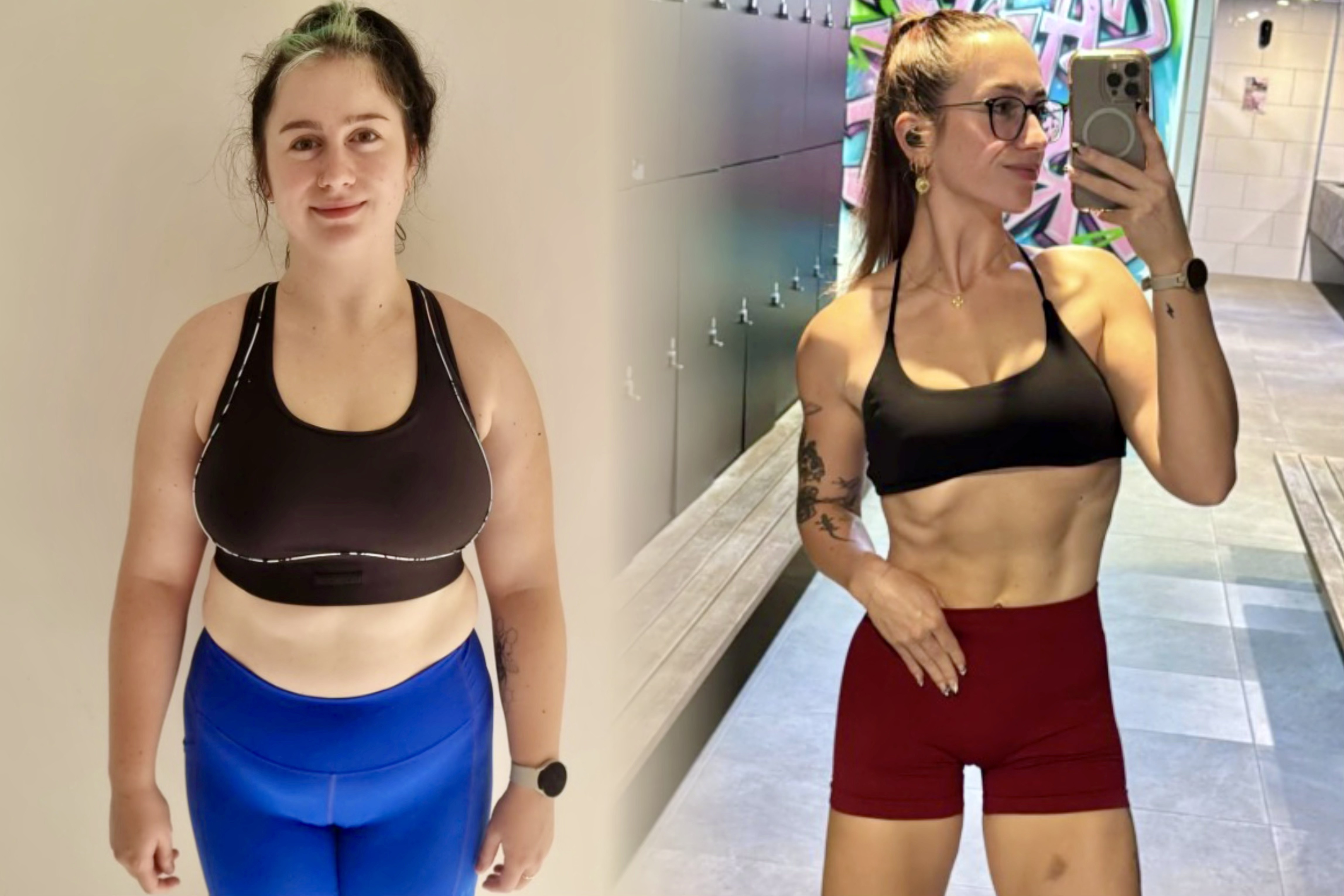 Co gai 107 kg giam 42 kg ngoan muc, thanh sao the hinh hinh anh