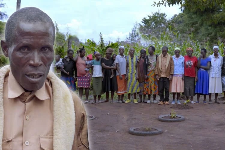 Nguoi dan ong co 16 vo, 104 nguoi con va 144 dua chau hinh anh