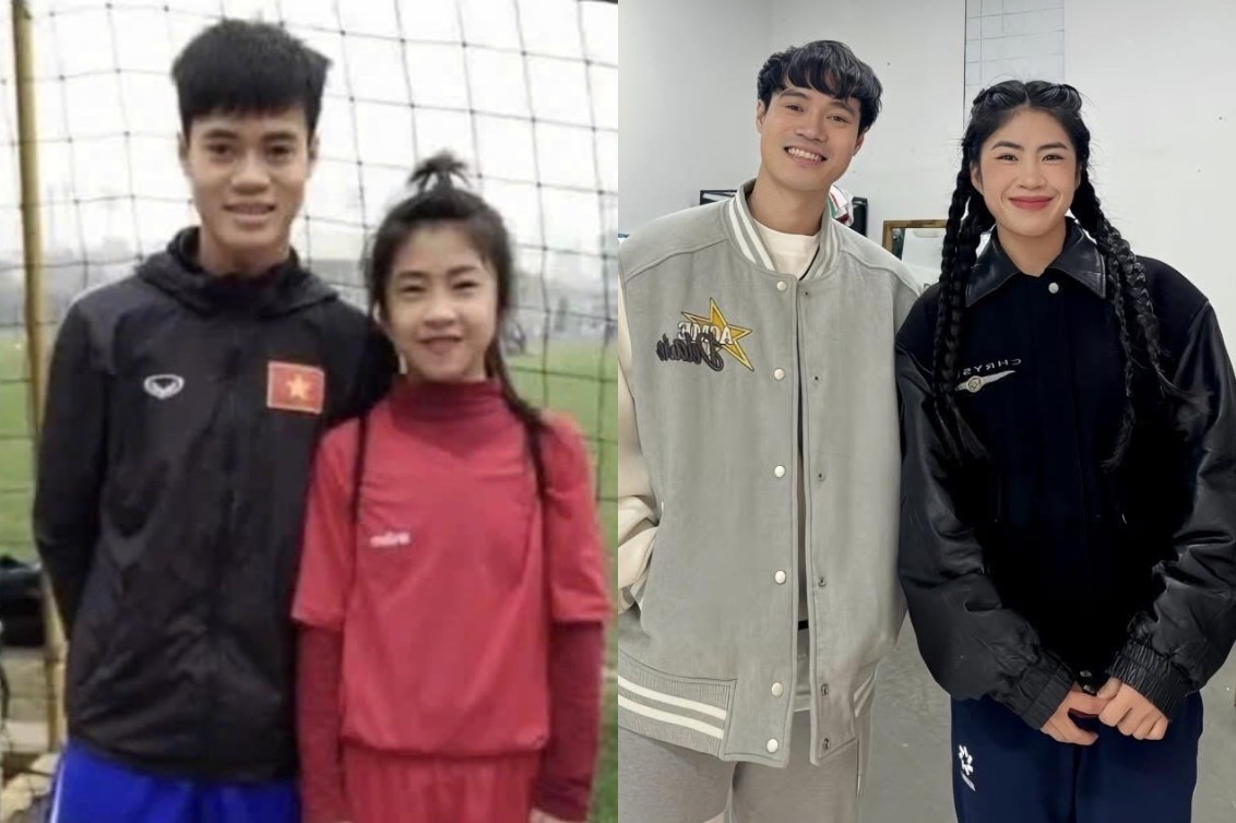 'Con loc duong bien' Thanh Nha, Van Toan tai hien buc anh 8 nam truoc hinh anh