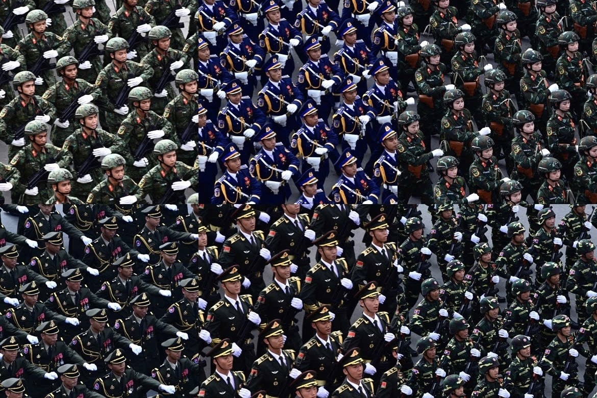 Man nhan voi nhung khung hinh deu tam tap trong le dieu binh 30/4 hinh anh