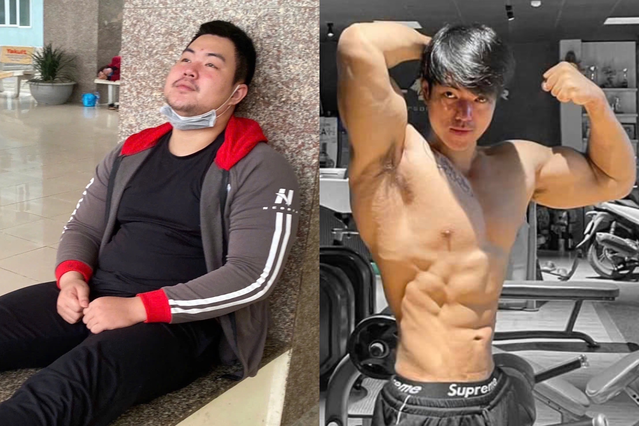 Chang trai nang 120 kg mot minh vao TP.HCM, giam 43 kg sau 8 thang hinh anh