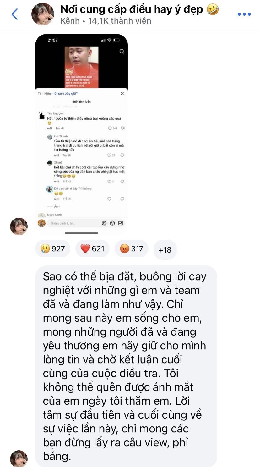 chi Quang Linh len tieng anh 1