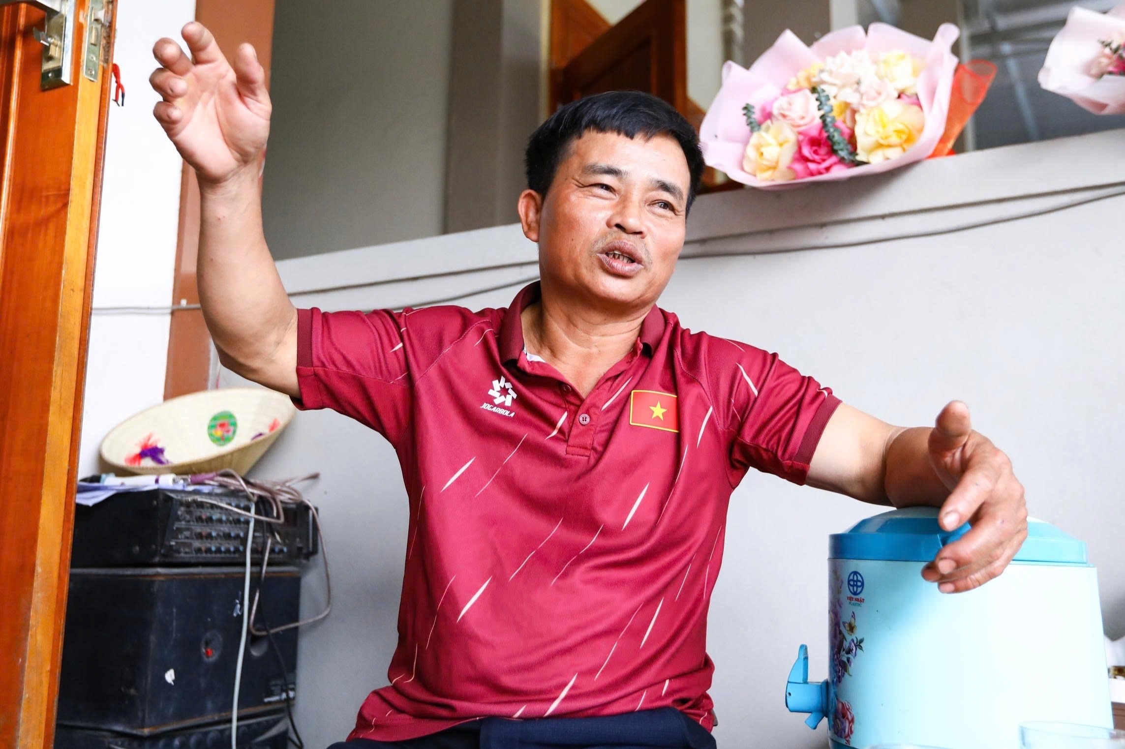 Bo Dinh Bac ke bi quyet giup con thoat 'coi', tu 1m50 cao len 1m80 hinh anh